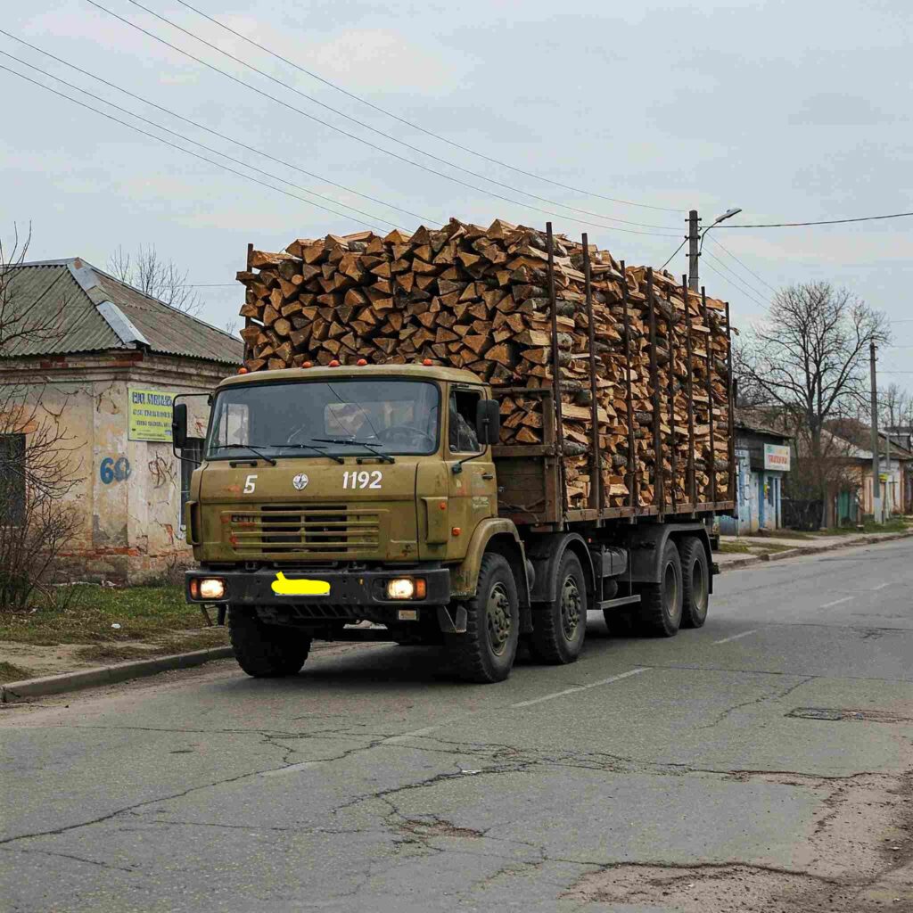 Доставка дров приватному клієнту у місті Українка