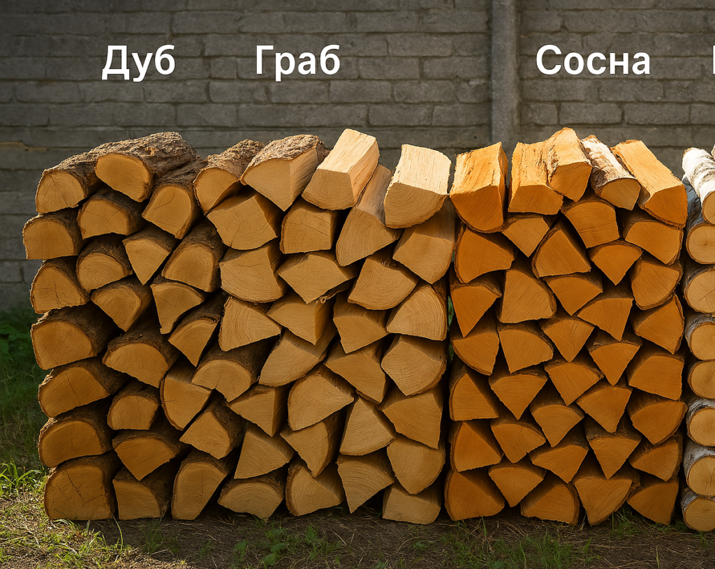 Сухі колоті дрова на складі у Фастові – купити з доставкою